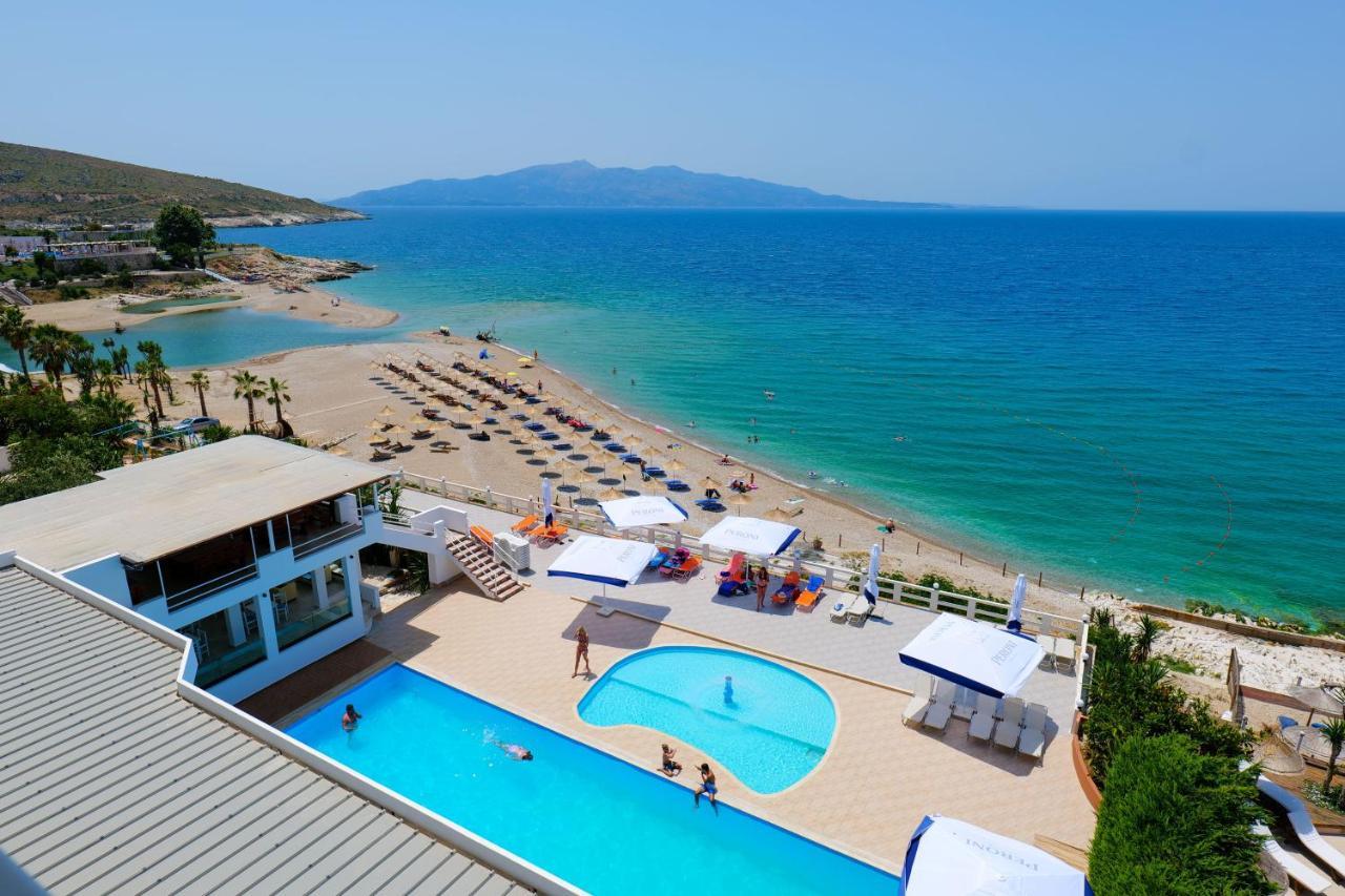 Hotel Emblem Sarandë Exterior foto
